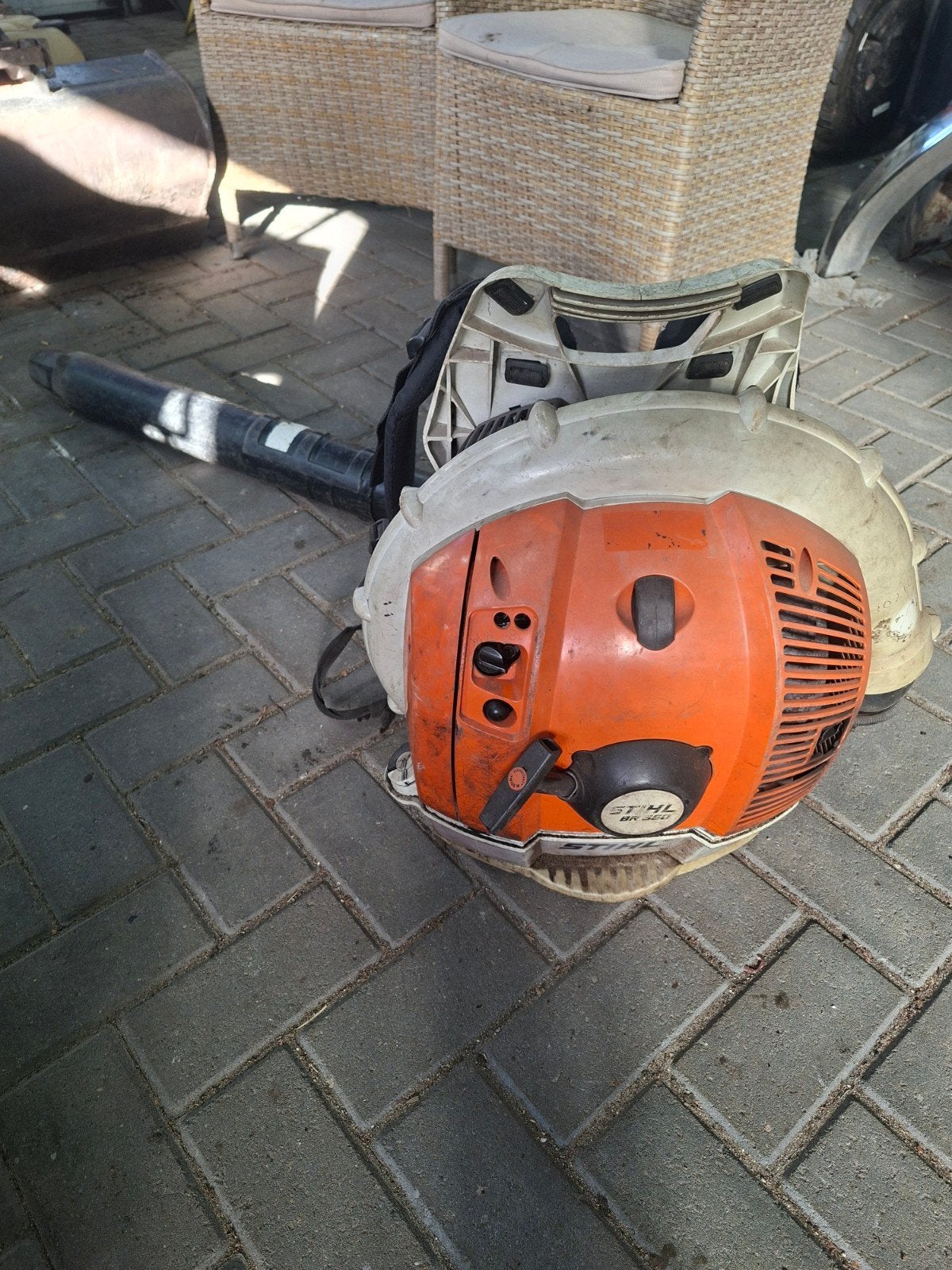 Stihl BR550, Ophalen of Verzenden, Gebruikt, Benzine