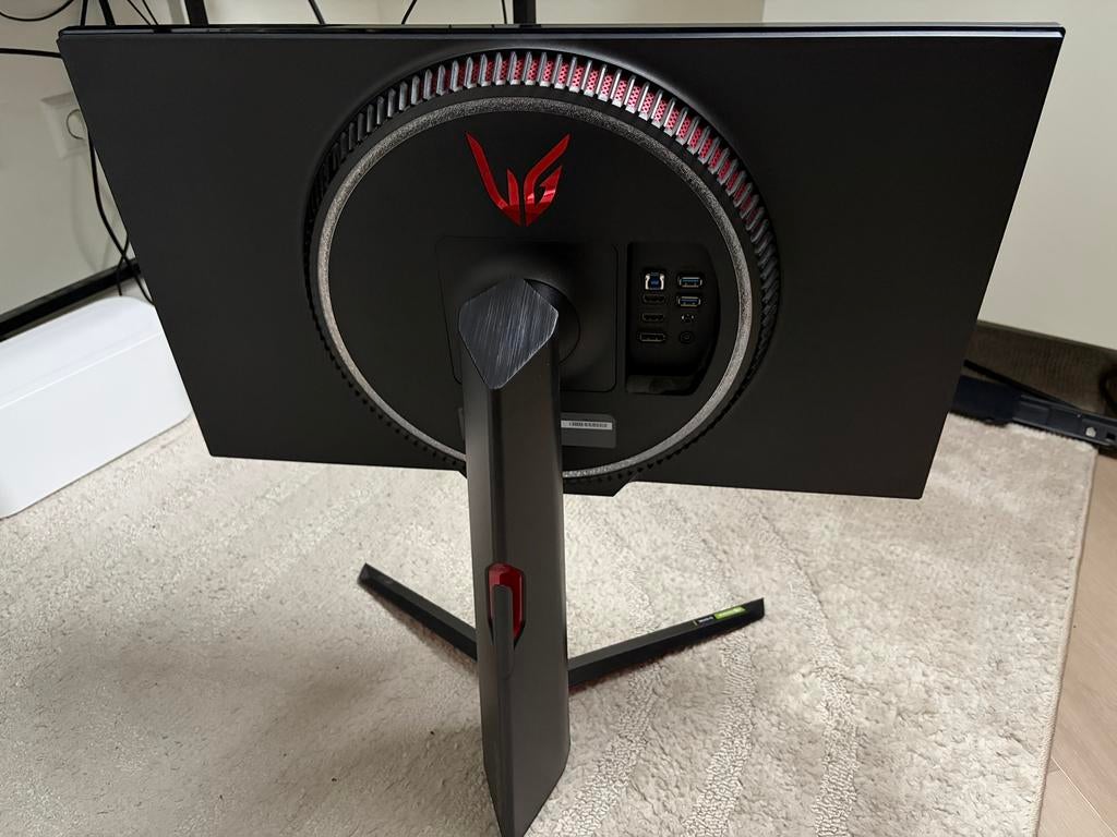 LG UltraGear 27GP950-B 4K 144Hz HDMI 2.1 Gaming Monitor, Computers en Software, Monitoren, Lg ultragear, IPS, 101 t/m 150 Hz, In hoogte verstelbaar