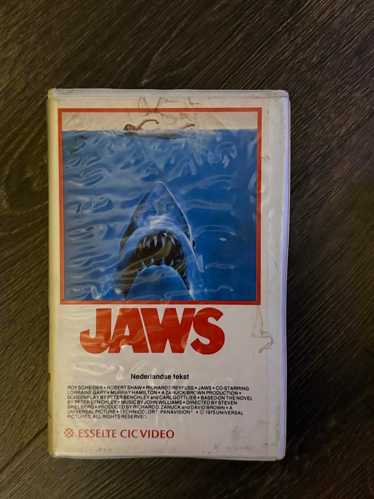 Jaws ex rental, Vanaf 12 jaar, Ophalen of Verzenden, Gebruikt, Horror