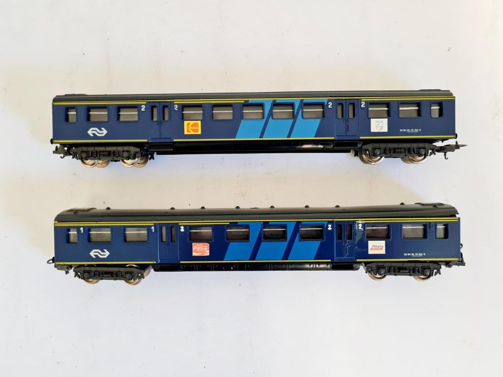 Lima H0 2x NS rijtuigen, Hobby en Vrije tijd, Modeltreinen | H0, Gebruikt, Gelijkstroom, Wagon, Ophalen of Verzenden