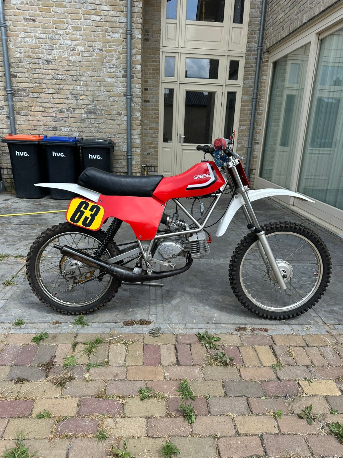 GEBBEN KREIDLER RIJWIELGEDEELTE RVS +achtebrug ZONDER BLOK, Ophalen of Verzenden, Nieuw, Frame