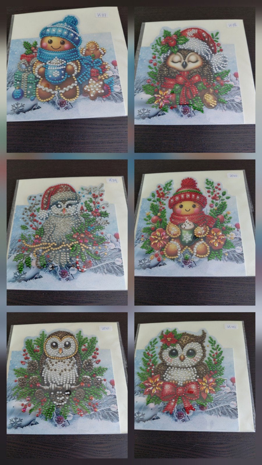 Diamond painting kerstkaart, Ophalen, Nieuw, Kerst