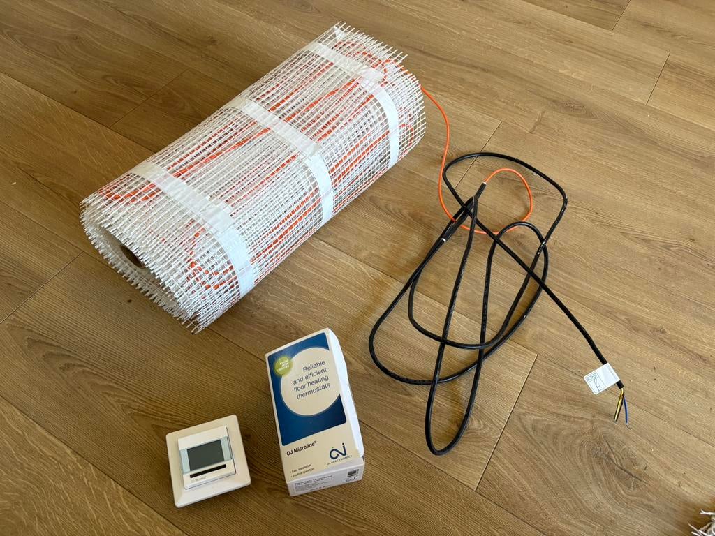 Sanitherm Instamat vloerverwarmingsmat set, 5m2. NIEUW, Doe-het-zelf en Verbouw, Verwarming en Radiatoren, Ophalen of Verzenden