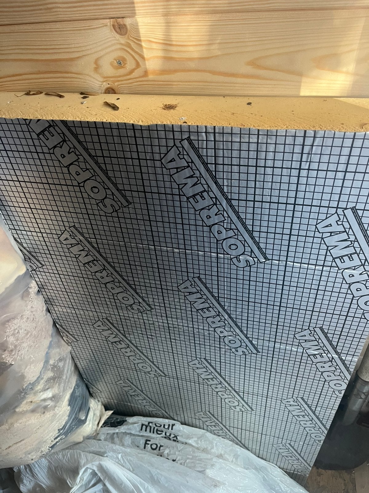 1 pir plaat Soprema 120x8, Ophalen of Verzenden, Zo goed als nieuw