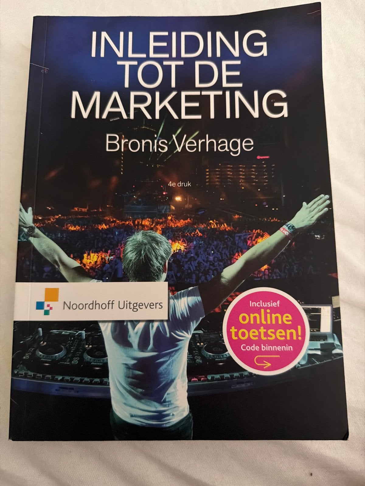 Inleiding tot de Marketing - Bronis Verhage (4e druk), Ophalen of Verzenden, Gamma, Zo goed als nieuw, HBO