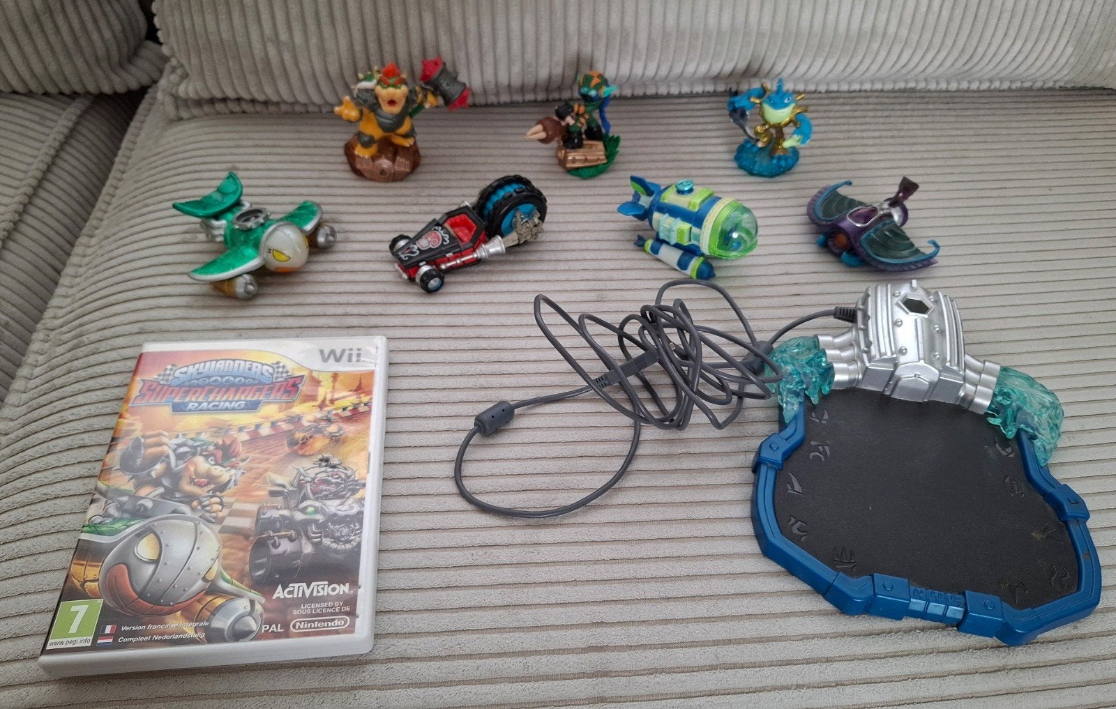 Skylanders Super Chargers Racing Set voor de Nintendo Wii, Avontuur en Actie, Gebruikt, 2 spelers, Ophalen of Verzenden