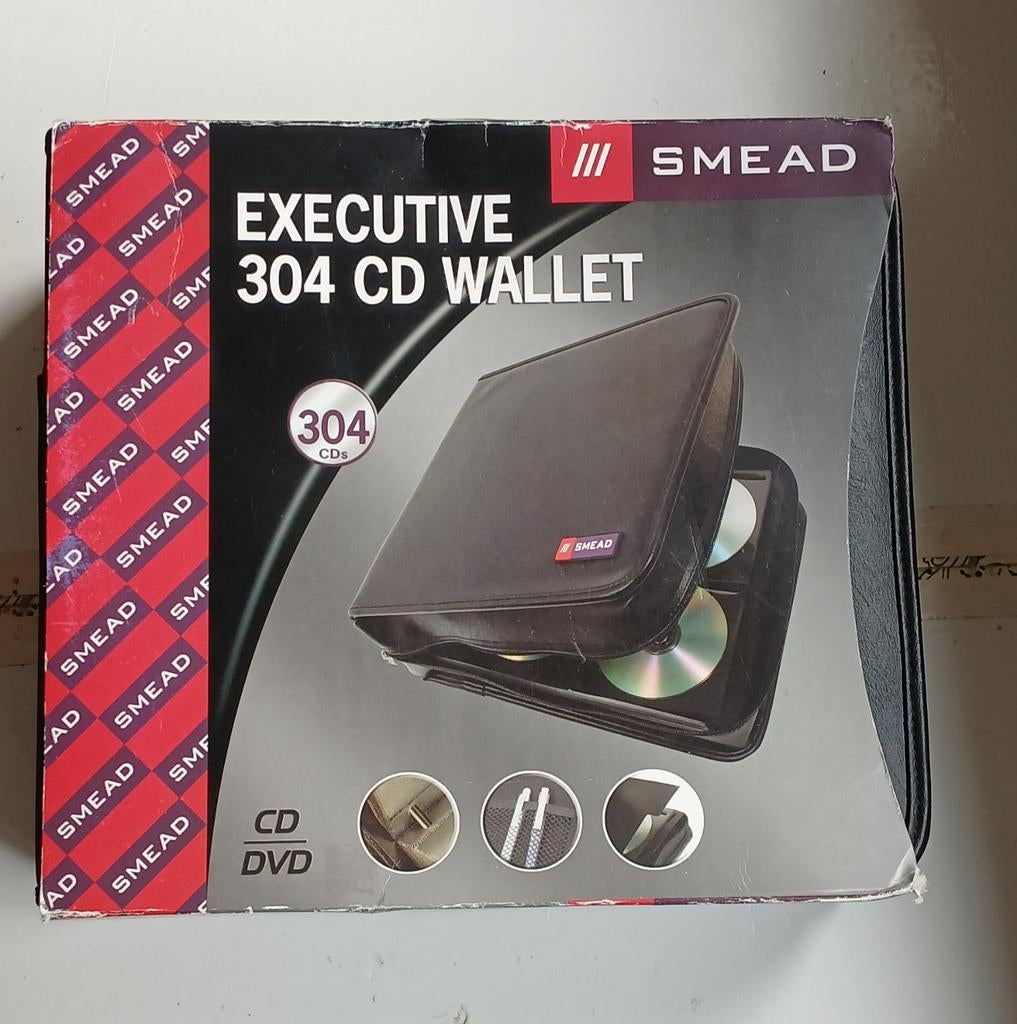 SMEAD Executive 304 CD/DVD/BlueRay Disc Wallet - Nieuw, Kunststof, Ophalen of Verzenden, Cd's of Dvd's, Nieuw
