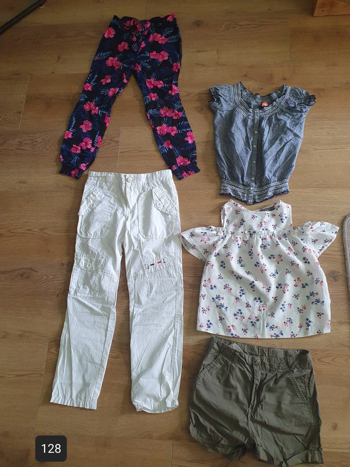 Leuke zomerkleding meisje maat 128, Ophalen of Verzenden, Zo goed als nieuw, Meisje, Jurk of Rok