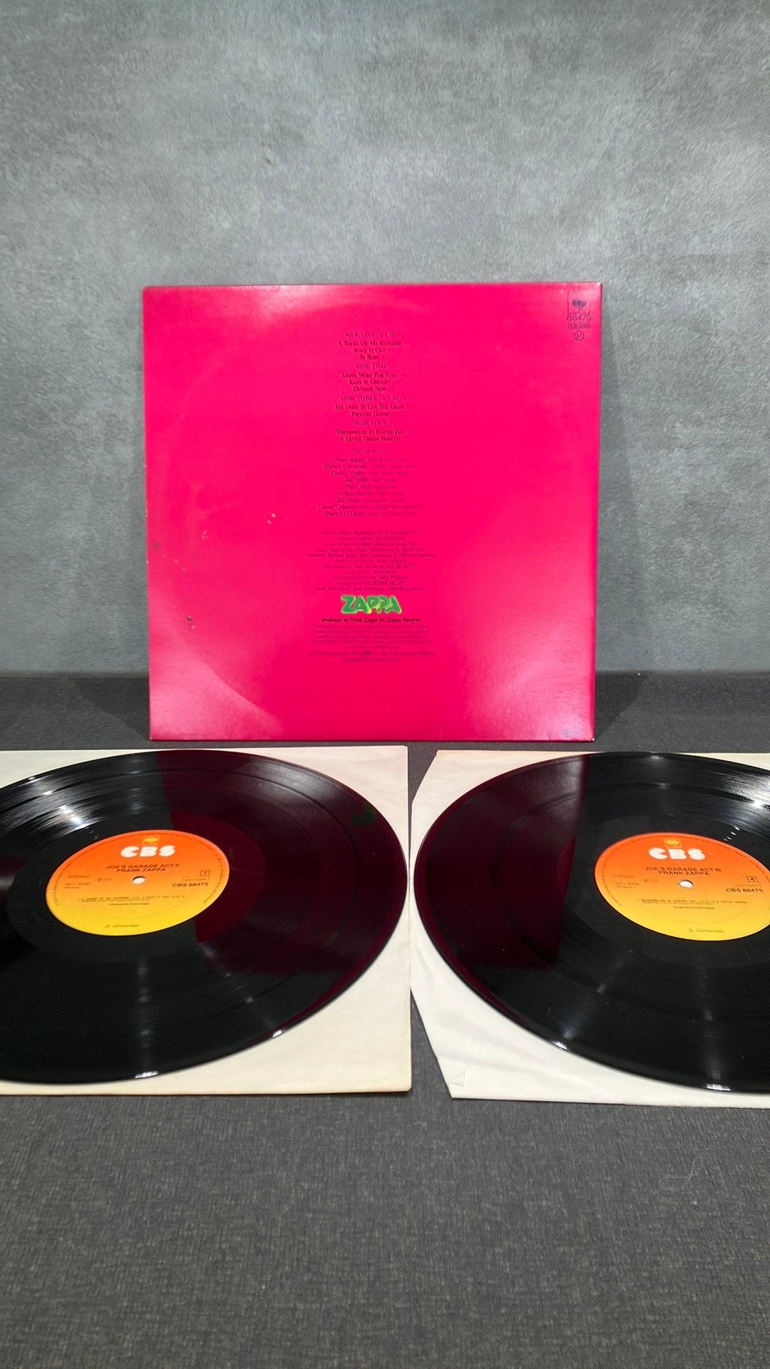Frank Zappa — Joe’s Garage Acts II & III, Progressive Rock, Beschermende buitenhoes, Ophalen of Verzenden, Zo goed als nieuw