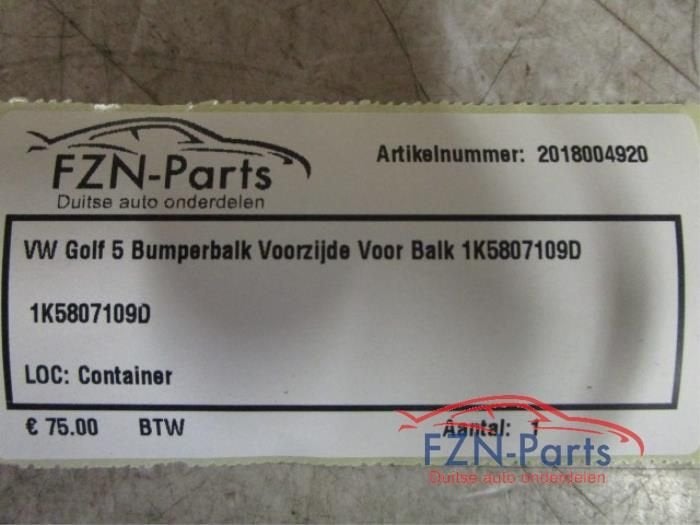 Bumperframe voor Volkswagen Golf (22740830), Ophalen of Verzenden, Gebruikt, Voor, Bumper