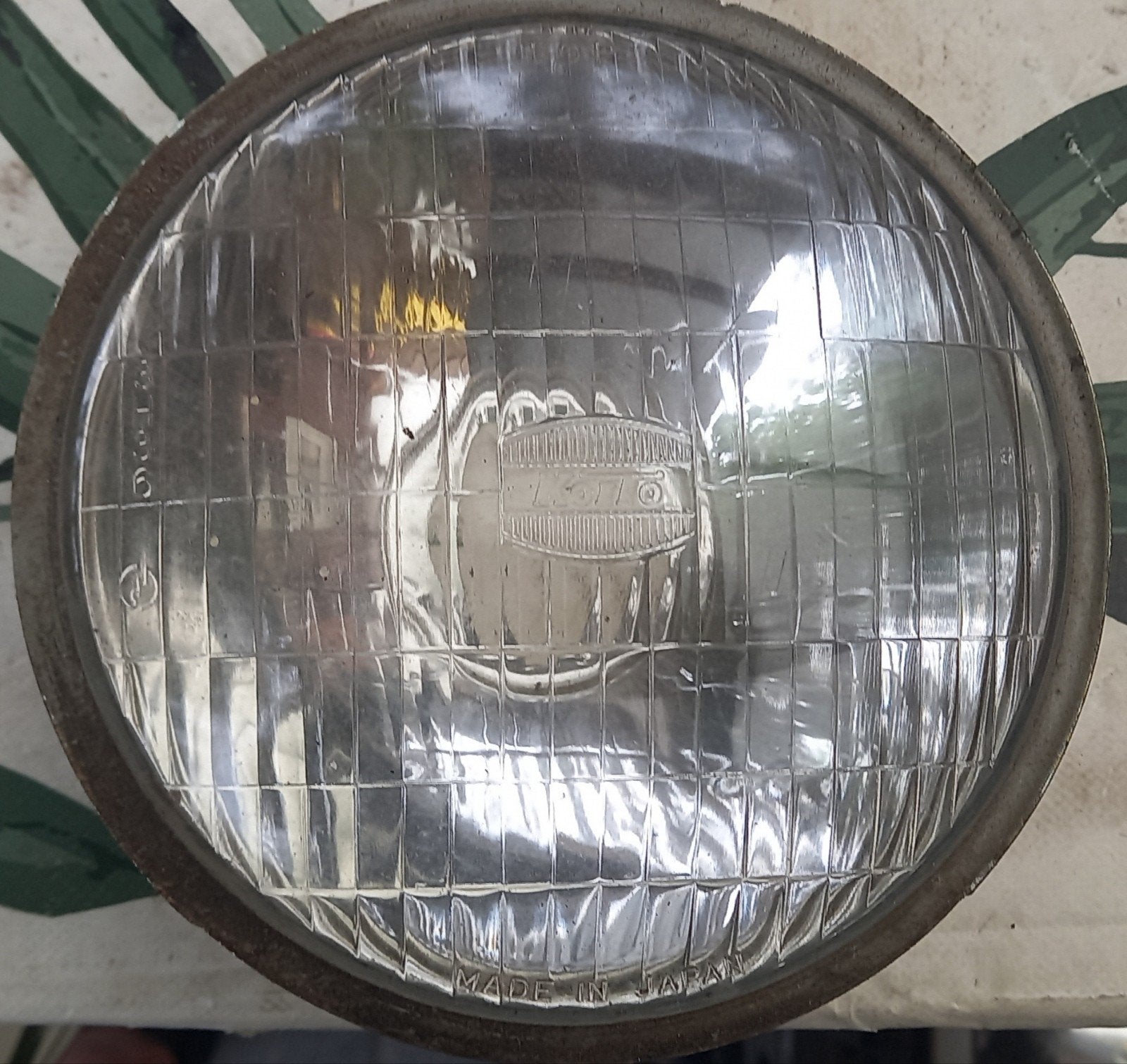yamaha oldtimer Kioto bromfiets koplamp glas, Ophalen of Verzenden, Gebruikt, Koplamp, Yamaha