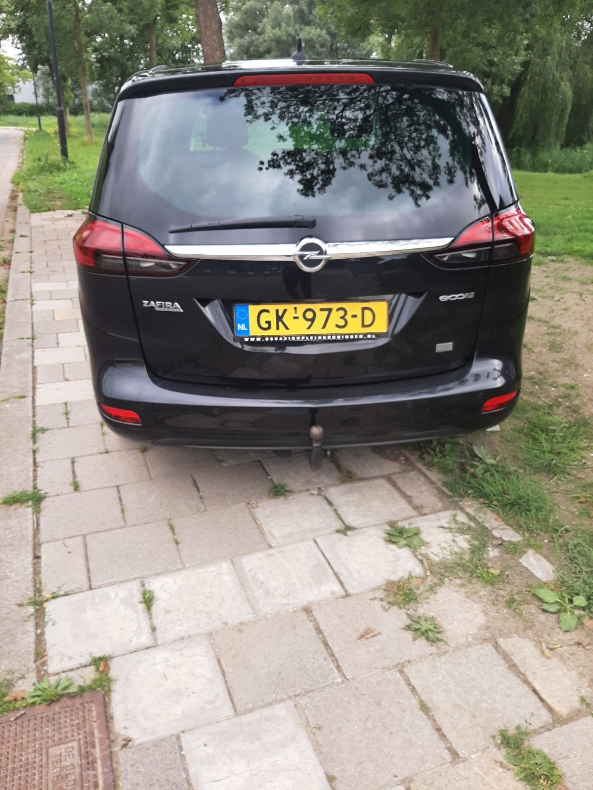 Opel Zafira 1.4T 103KW 2015 Zwart panoramadak, Auto's, Opel, 4 cilinders, Zwart, Origineel Nederlands, 1364 cc