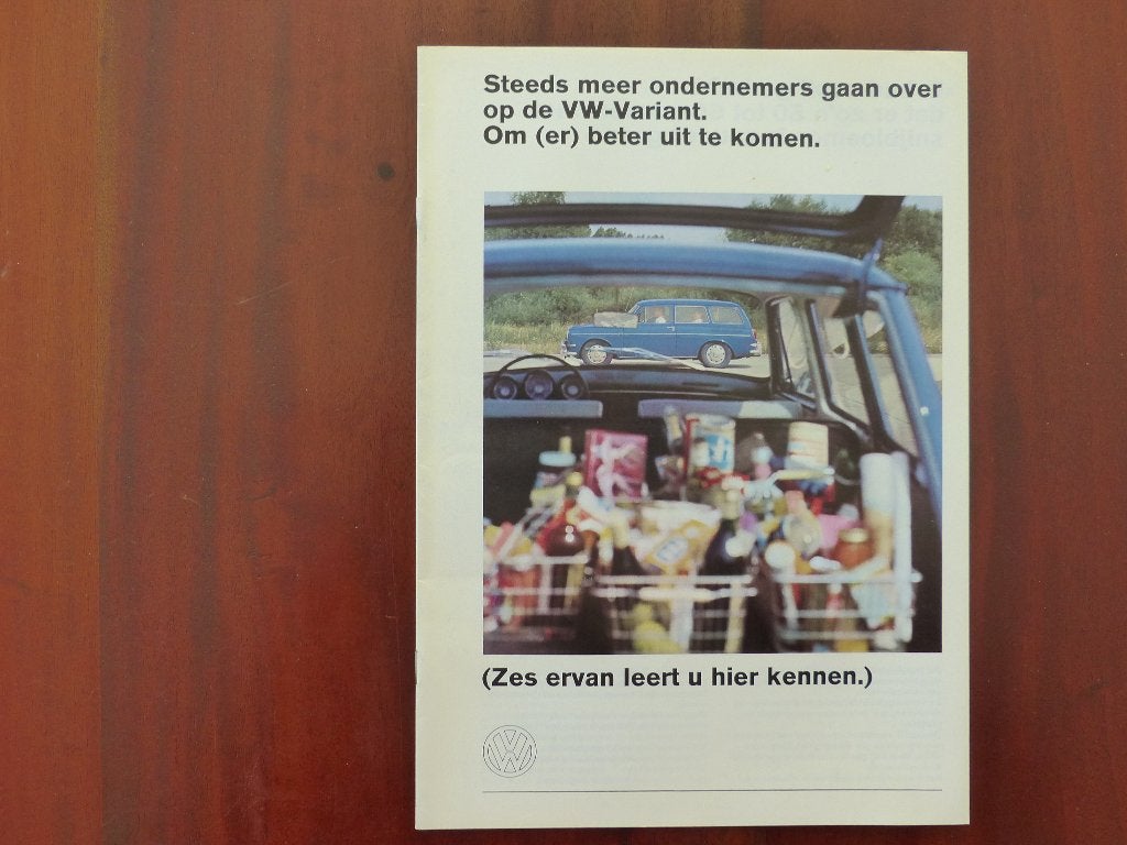 VW Volkswagen Variant 1600 1600L 1967 1968, Verzenden, Zo goed als nieuw, Volkswagen