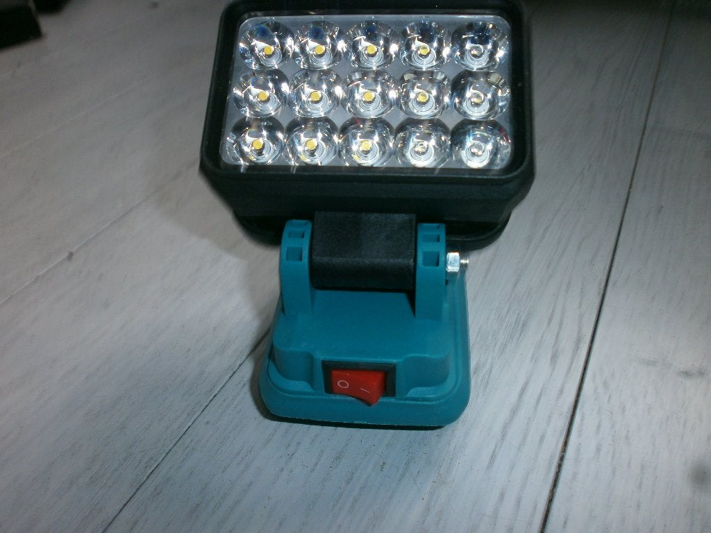 werklamp 15 leds werkt op makita batterij 21 volt, Ophalen of Verzenden, Nieuw, Minder dan 50 watt, Lamp