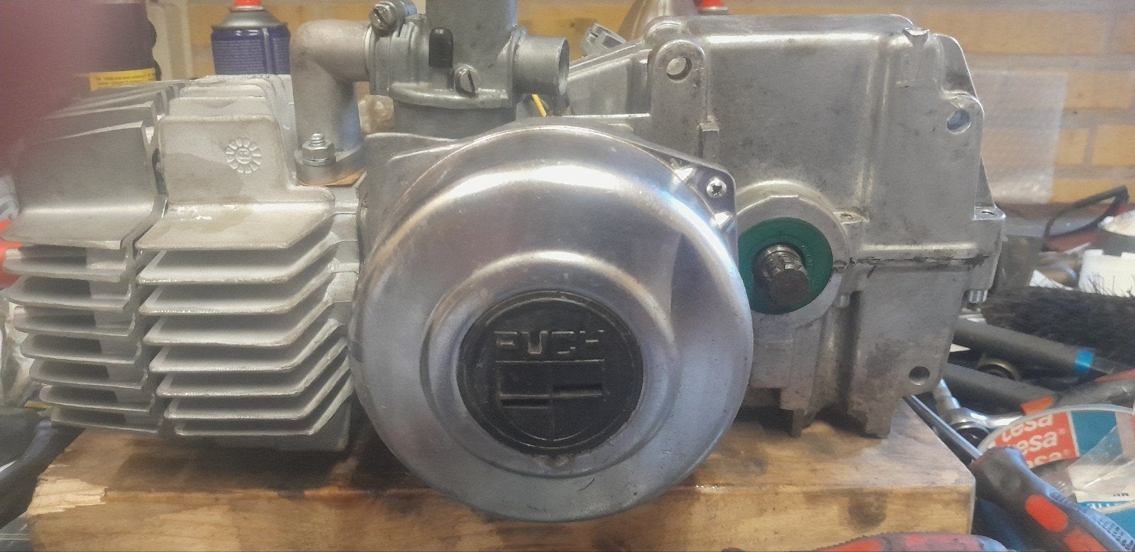 Puch aanduw blok met 50cc snel cilinder en kop, Fietsen en Brommers, Brommeronderdelen | Algemeen, Ophalen of Verzenden, Gebruikt
