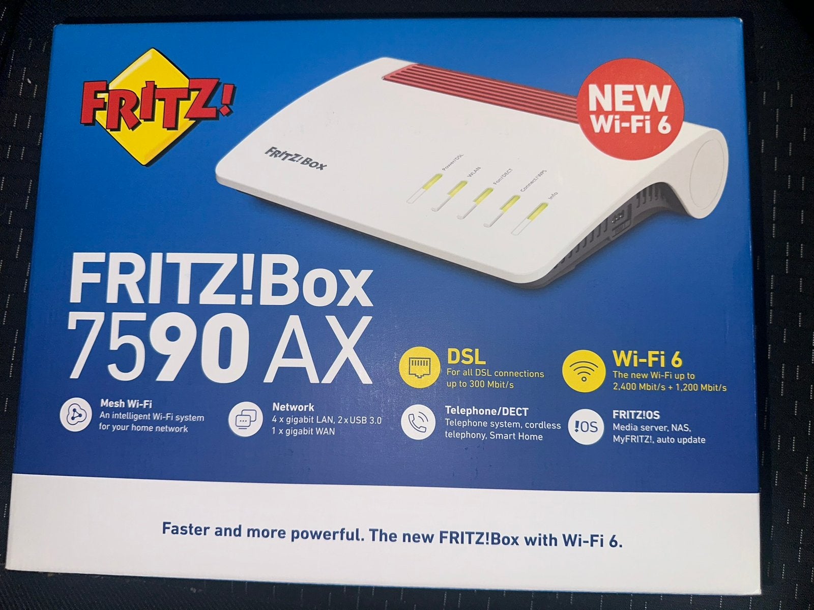 Fritzbox 7590 AX v2 ( geseald nieuw ), Ophalen of Verzenden, Zo goed als nieuw