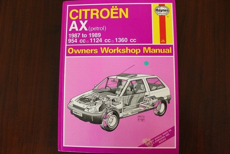 Citroën AX 1987-1989 benzine workshop manual handboek, Ophalen of Verzenden