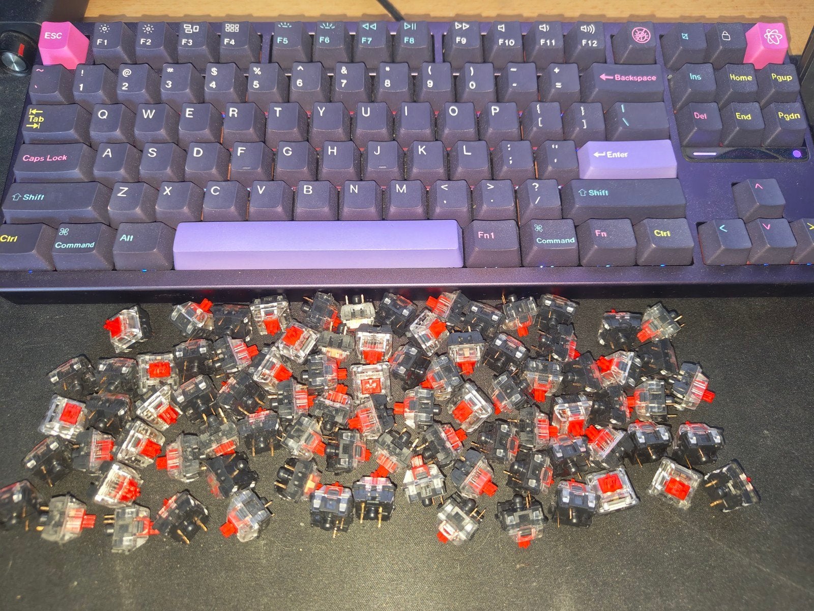 84x Gateron Red Lineaire Switches, Computers en Software, Toetsenborden, Nieuw, Ophalen of Verzenden