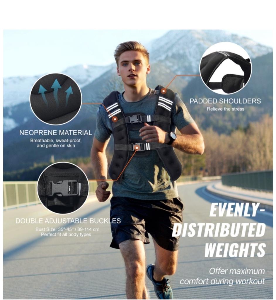 Vevor gewichtsvest 5.4 kg, Sport en Fitness, Ophalen of Verzenden, Nieuw