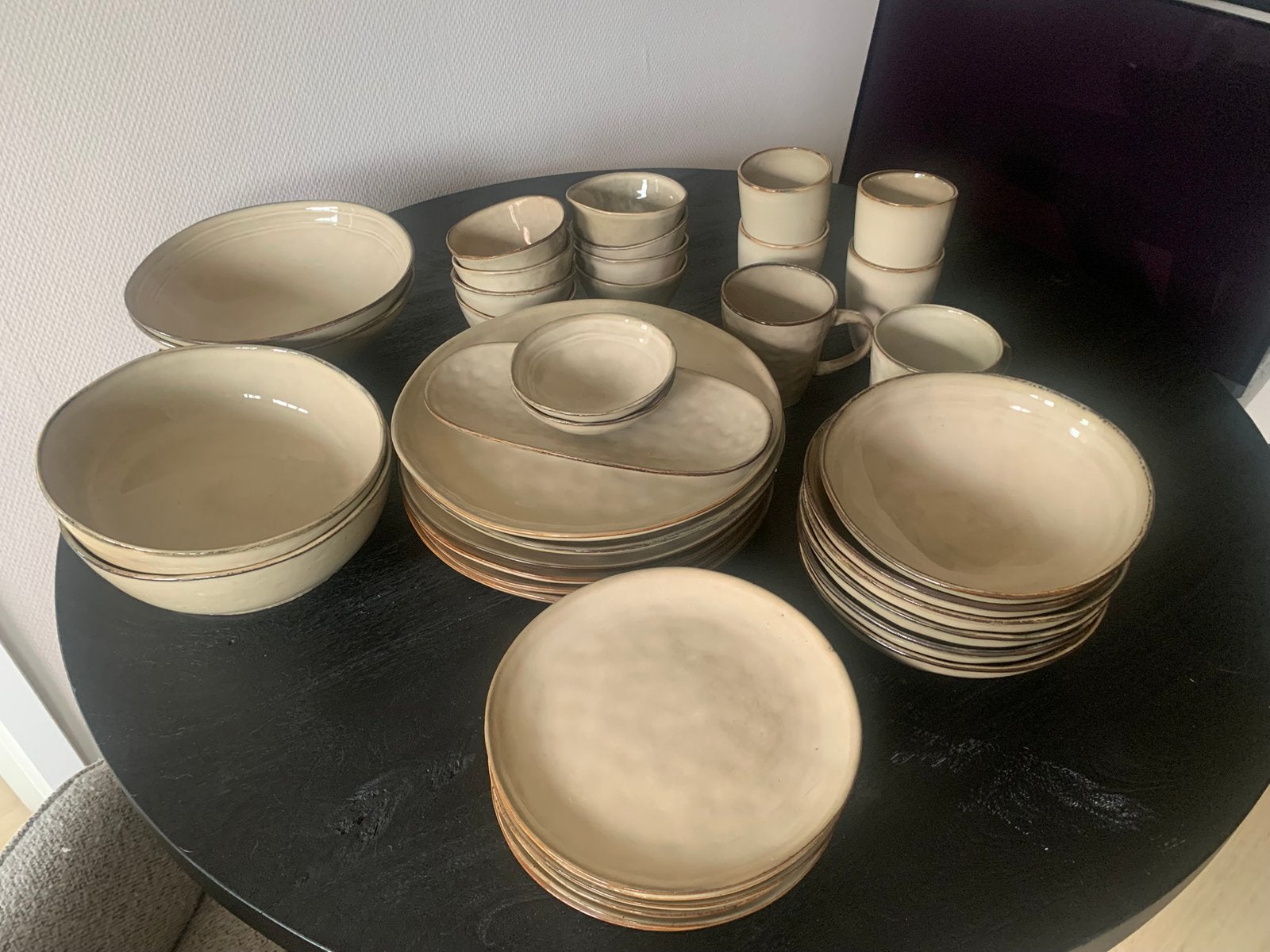39-delig aardewerk servies ‘Toscane’, Ophalen, Gebruikt, Overige merken, Modern