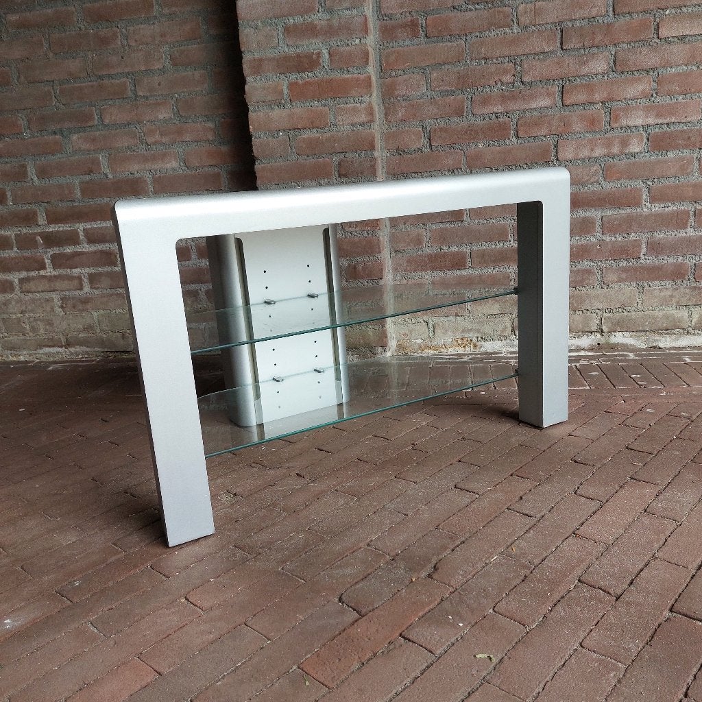 Hoekkastje / tvmeubel / bijzettafel met kabelopberging, Ophalen, Gebruikt