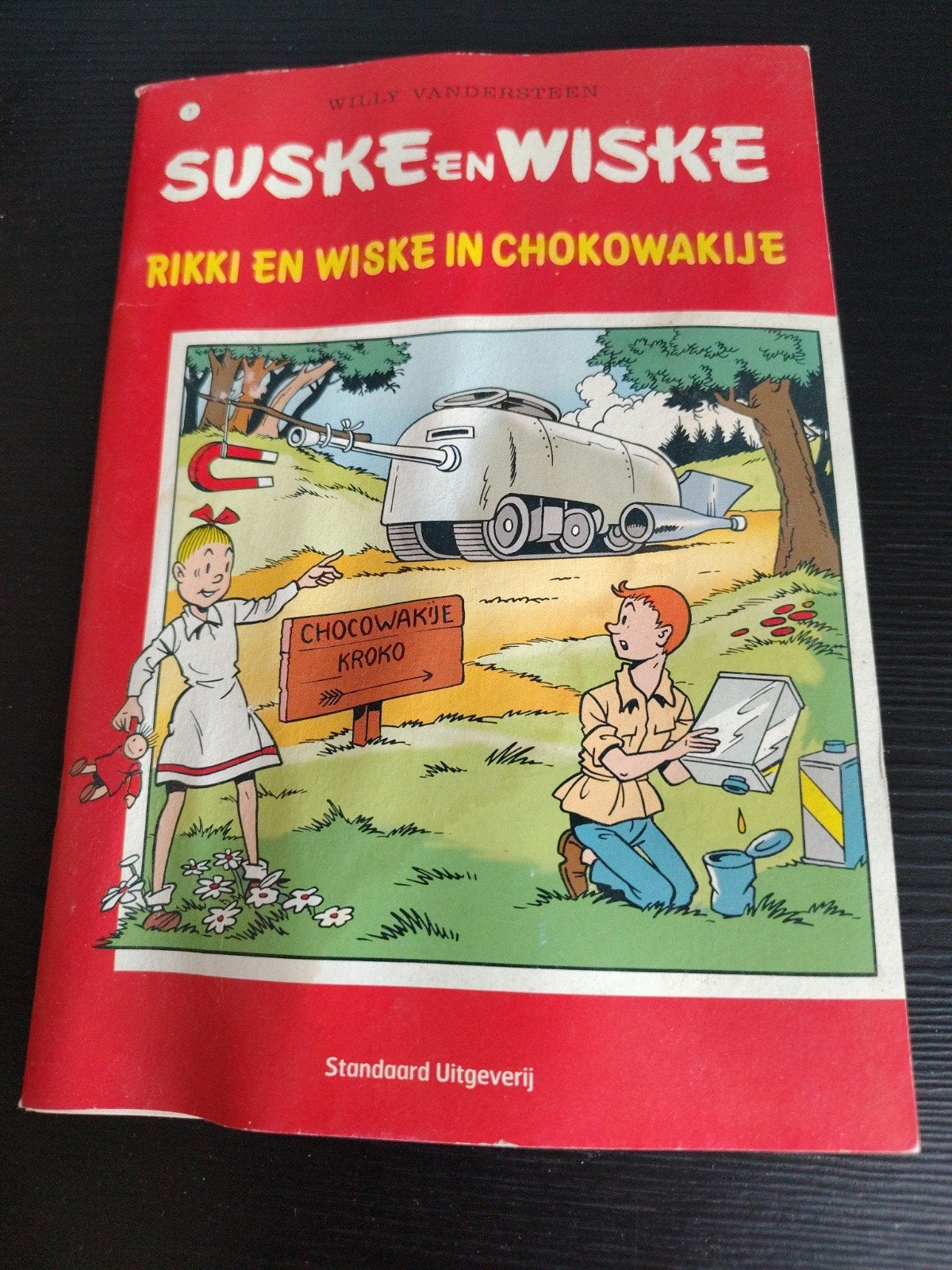 Suske en Wiske - Rikki en Wiske in Chokowakije, Boeken, Eén stripboek, Ophalen of Verzenden, Gelezen, Willy Vandersteen