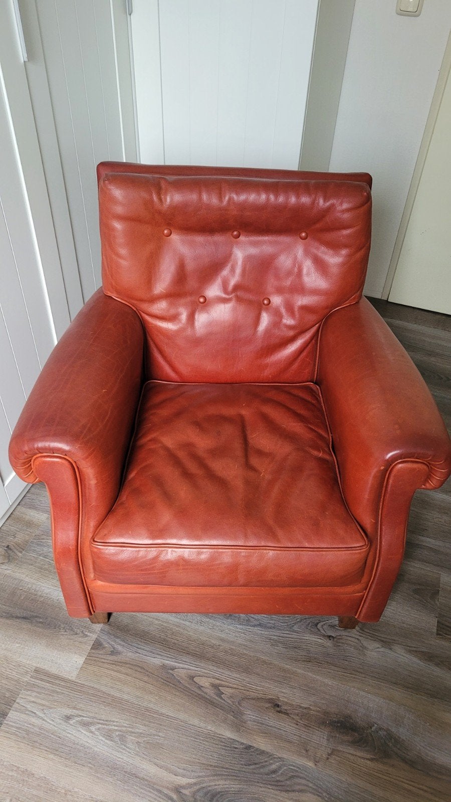 mooie degelijke fauteuil, Ophalen, Gebruikt, 75 tot 100 cm, 50 tot 75 cm