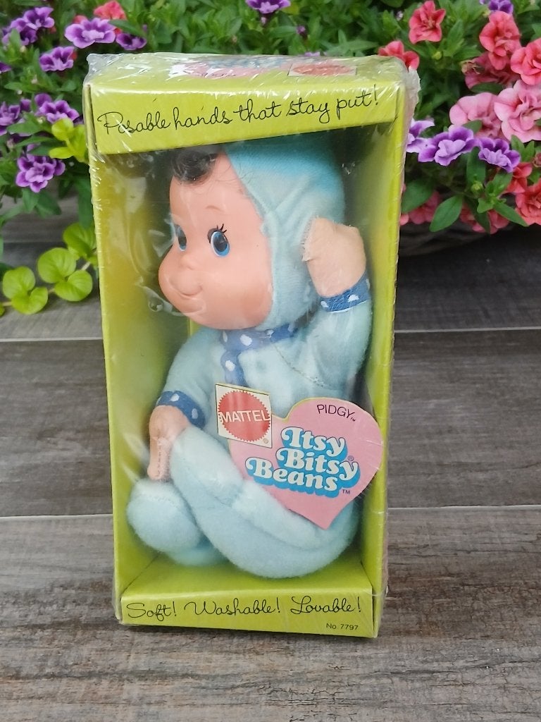 Vintage Mattel Beanbag Itsy Bitsy Beans  Boy  1973, Ophalen of Verzenden, Nieuw, Pop