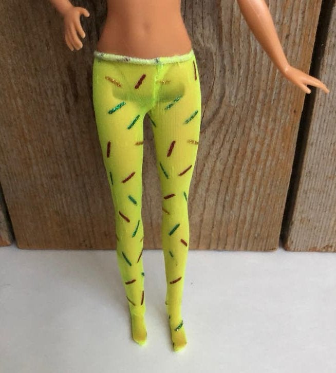 Doorschijnend kleurrijke  panty voor Barbie, Ophalen of Verzenden, Zo goed als nieuw, Barbie