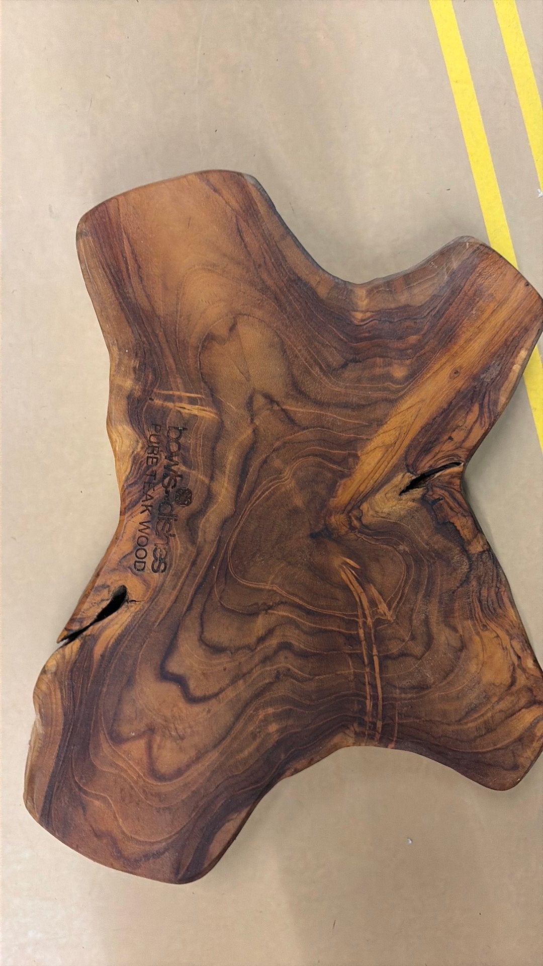Pure teak wood, Ophalen of Verzenden, Zo goed als nieuw, Rechthoekig, Hout