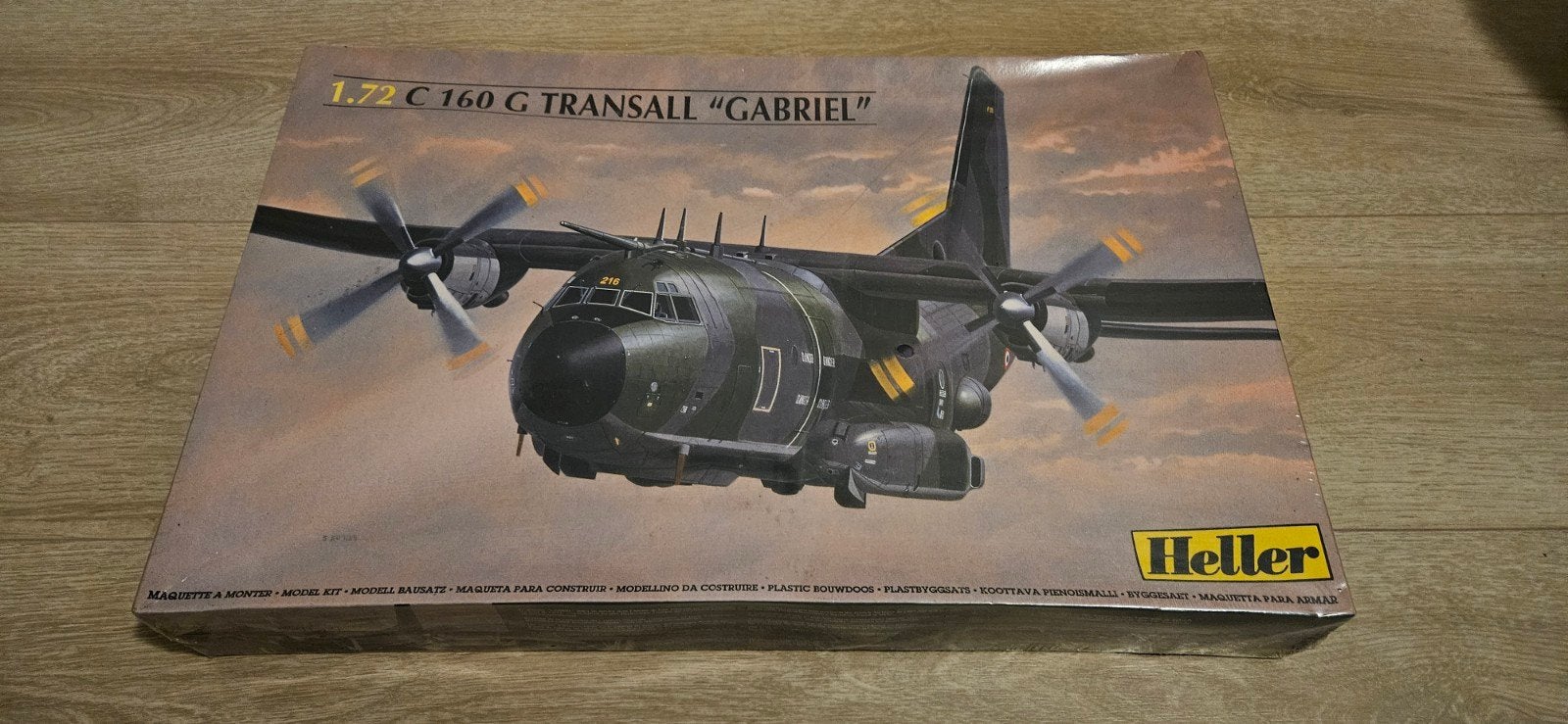 Heller 1:72 C 160 G Transall "Gabriel" sealed, 1:72 tot 1:144, Nieuw, Ophalen of Verzenden, Vliegtuig
