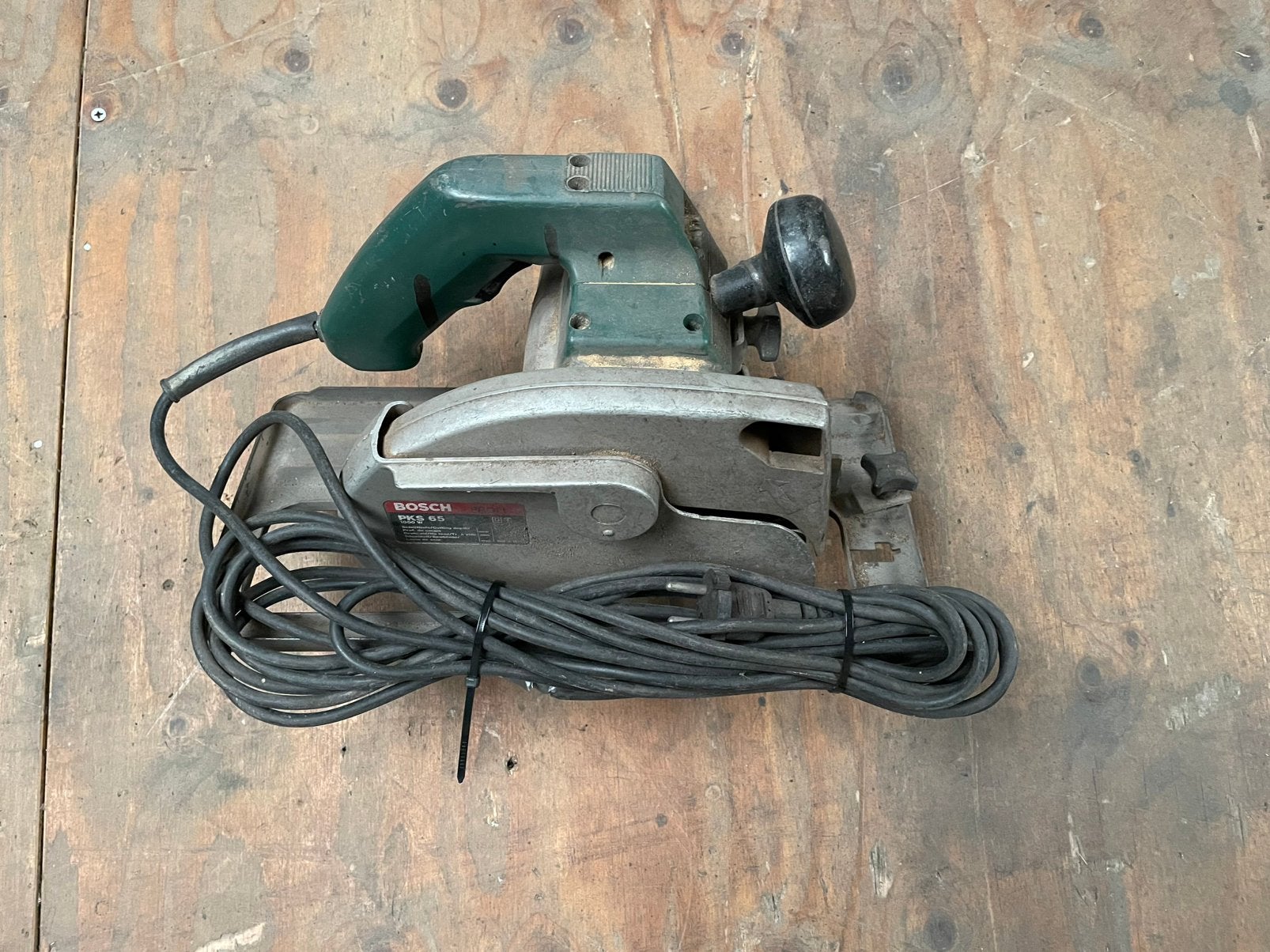 Circelzaagmachine Bosch PKS65 1000 Watt, Gebruikt, Cirkelzaag, -, -