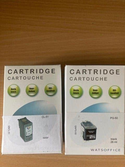Te Koop : Canon 50 en Canon 51 cartridges (N.V.), Ophalen of Verzenden, Nieuw, Cartridge, WATSOFFICE
