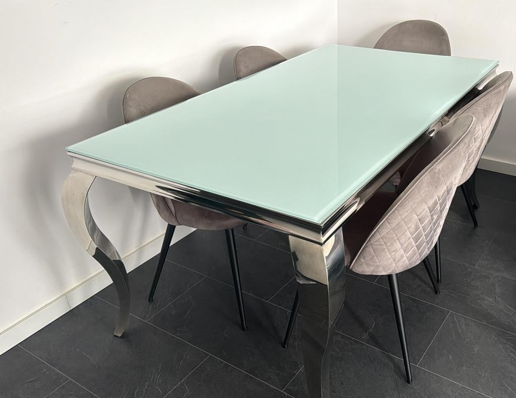 Complete eetkamer set Polo + salontafel + 5 stoelen, Ophalen