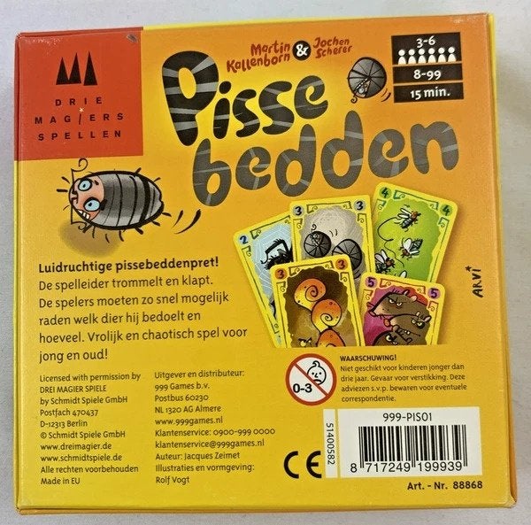 Pissebedden Kaartspel Drie Magiers compleet Gezelschapsspel, Coolsingel 104, 3011 AG Rotterdam, Netherlands, Verzenden, Een of twee spelers