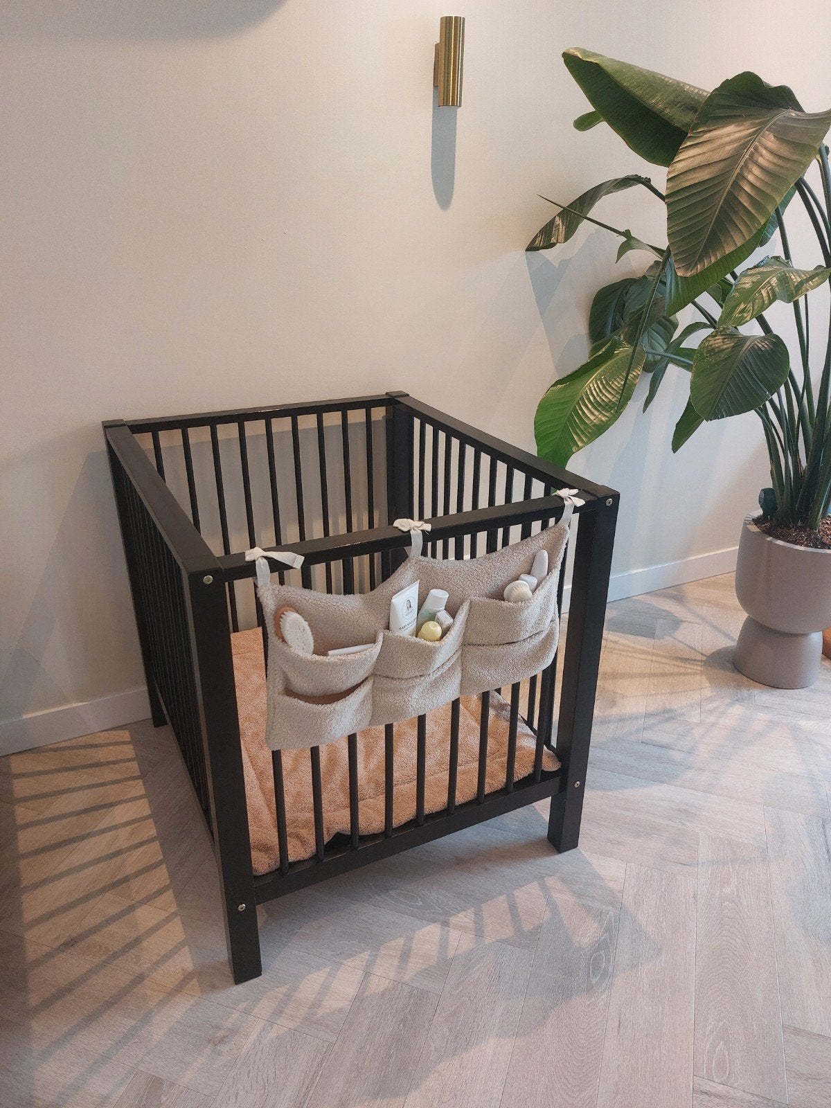 Zwarte box verstelbaar met 2 boxkleden en boxzak, Kinderen en Baby's, Boxen, Ophalen, Gebruikt, Vierkant, In hoogte verstelbaar