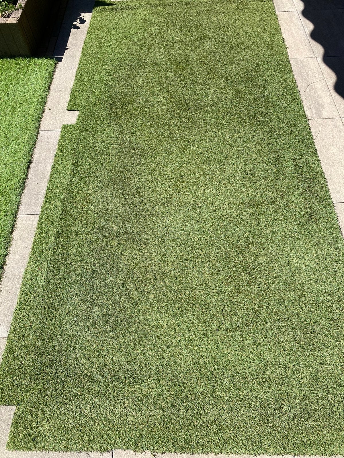 Kunstgras strook, Ophalen, Gebruikt, Minder dan 10 m², Kunstgras