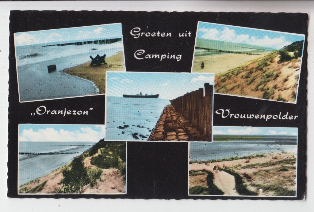 181 Vrouwenpolder 1969 Camping Oranjezon 1969 B10, Verzenden, 1960 tot 1980, Gelopen, Zeeland