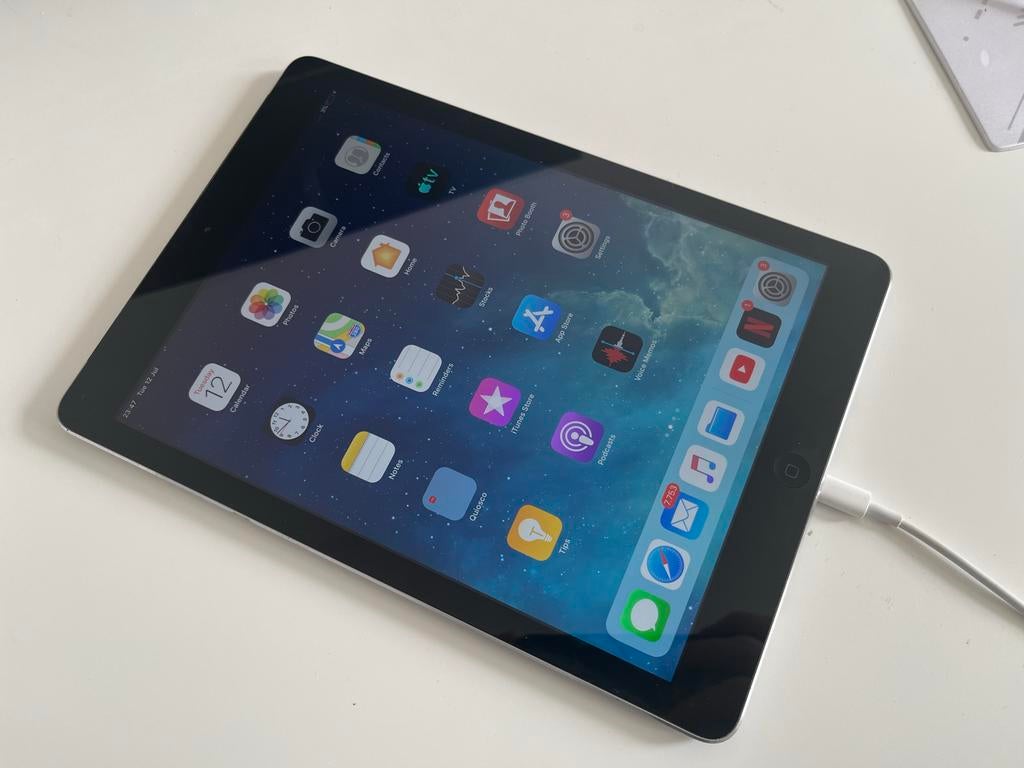 iPad Air (1e generatie) - Space Gray - 32GB, Computers en Software, Apple iPads, Gebruikt, Apple iPad Air, Wi-Fi en Mobiel internet