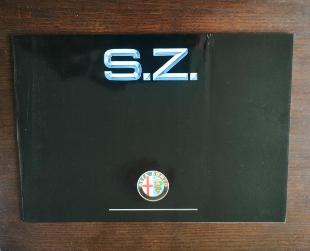 Alfa Romeo SZ brochure, Verzenden, Zo goed als nieuw, Alfa Romeo, Alfa Romeo