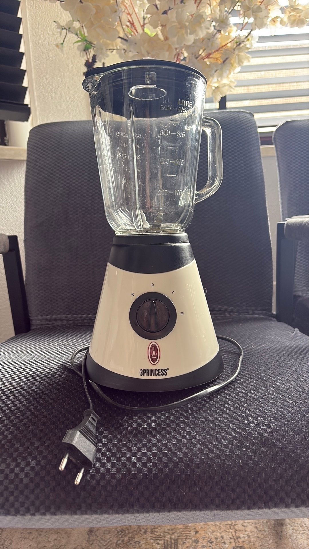 Gloednieuwe Princess blender - Wit/Zwart, Ophalen, Zo goed als nieuw, Blender