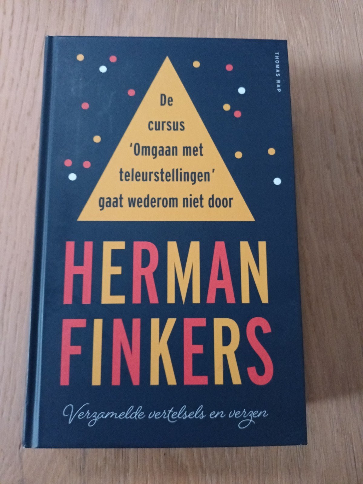 Herman Finkers De cursus omgaan met teleurstellingen gaat .., Ophalen of Verzenden, Zo goed als nieuw, Herman Finkers