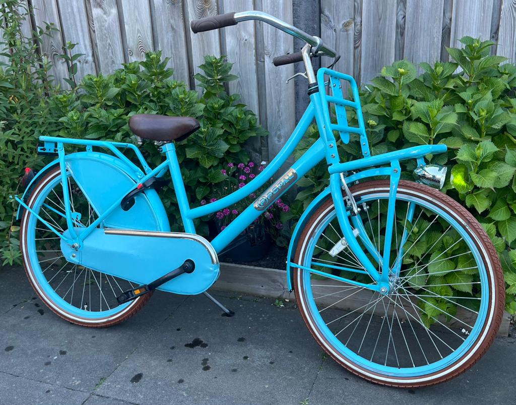 Meidenfiets 24inch popal transportfiets, Ophalen, Zo goed als nieuw, 24 inch, Handrem