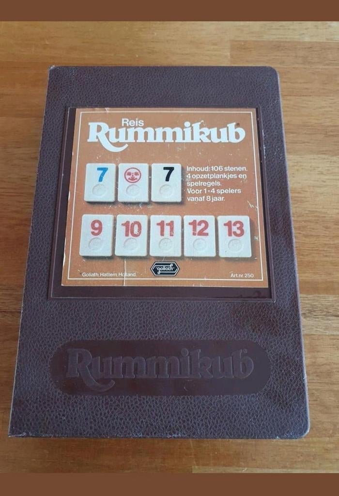 Losse rummicub stenen van deze bruine reis editie, Ophalen of Verzenden