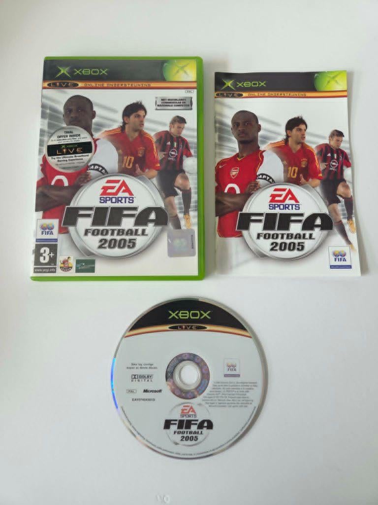 Xbox Original - Fifa Football 2005 - 10273, Spelcomputers en Games, Ophalen of Verzenden, Zo goed als nieuw, Sport, 3 spelers of meer