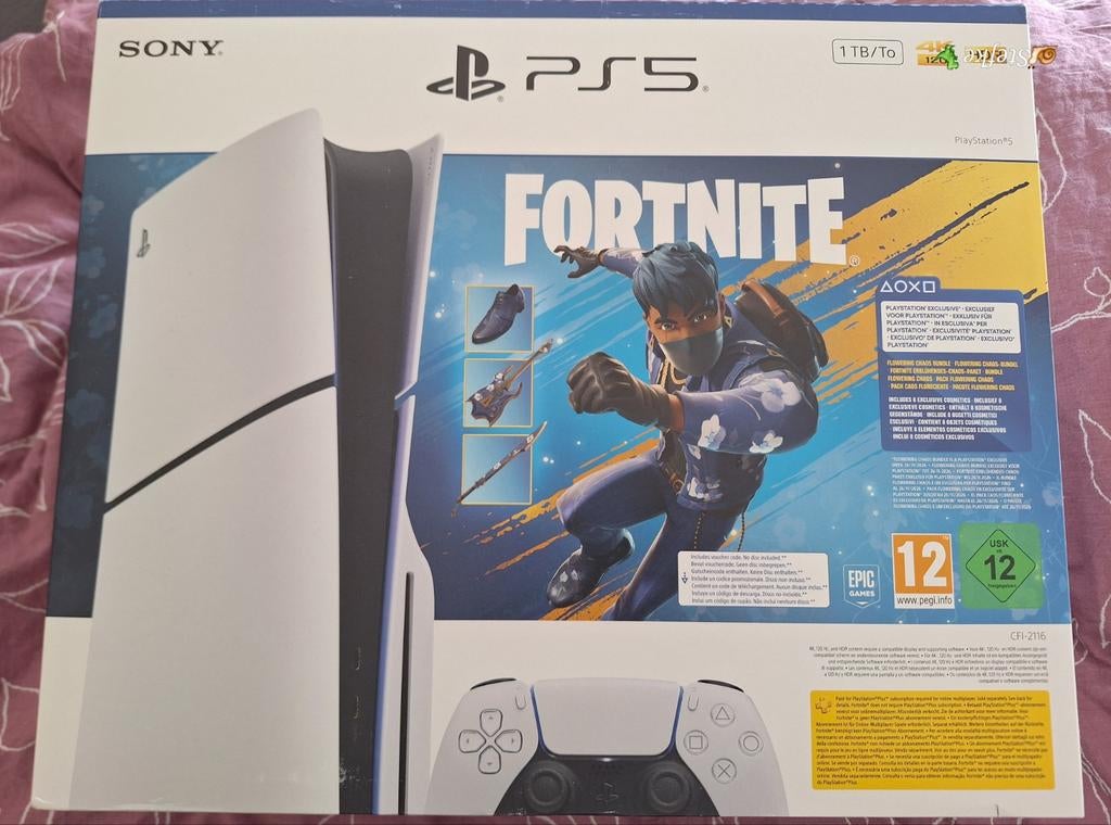 Sony PlayStation 5 (PS5) 1TB Fortnite bundel - Nieuw in doos, Ophalen, Nieuw