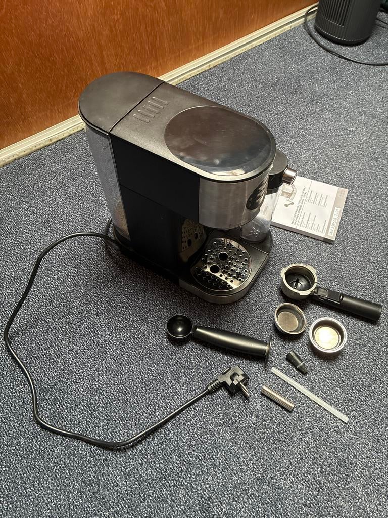 Silvercrest Espressomachine, Witgoed en Apparatuur, Koffiezetapparaten, Afneembaar waterreservoir, Gemalen koffie, Ophalen of Verzenden