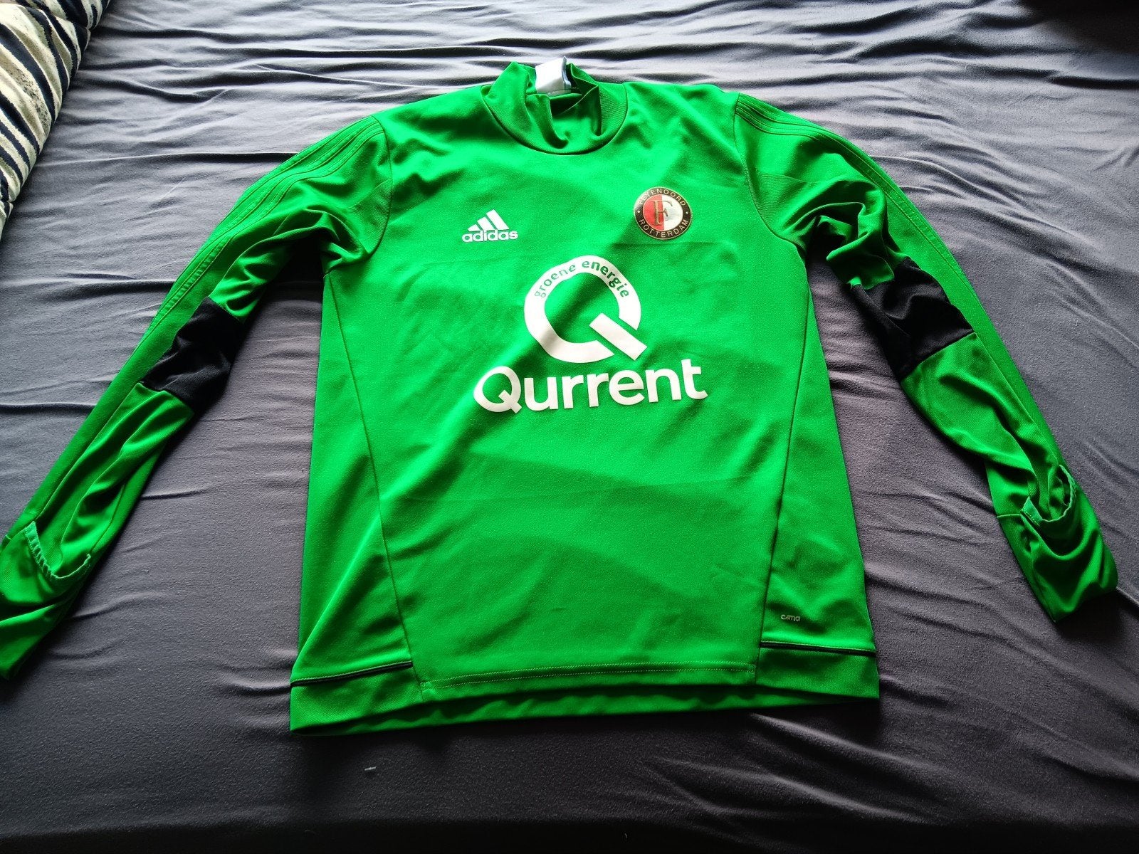 Adidas feyenoord trainingshirt maat M seizoen  2017 2018, Ophalen of Verzenden, Zo goed als nieuw, Shirt