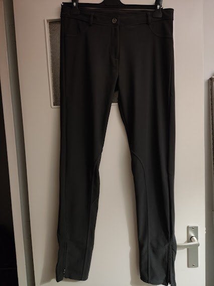 CL Essentials antraciet grijze dames jegging met ritsjes, Kleding | Dames, Broeken en Pantalons, Maat 38/40 (M), CL Essentials