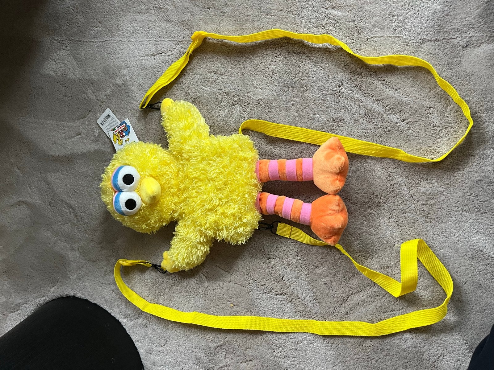 Sesamstraat Pino knuffelrugzak - Nieuw met label, Overige merken, Overige typen, Nieuw, Ophalen of Verzenden